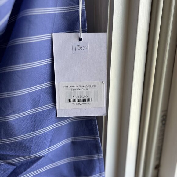 Blue Striped Scarf - Picture 2 of 2